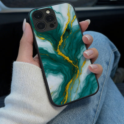 Imperial Jade Marble - iPhone 16 Plus Case