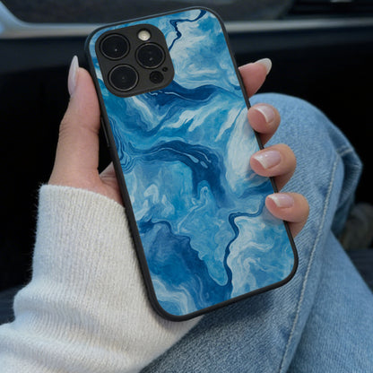 Ocean Mist Marble - iPhone 16 Plus Case