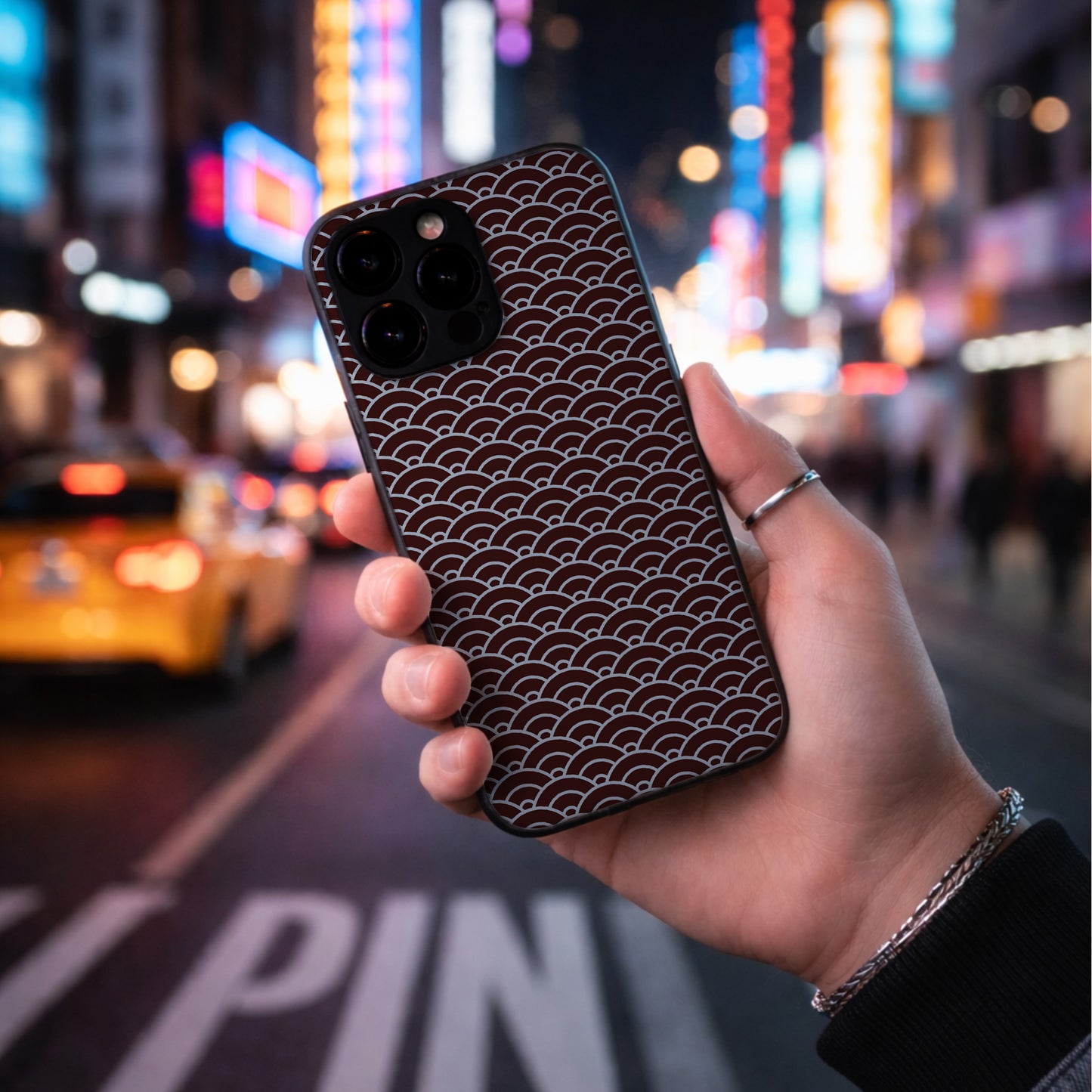Onyx Seigai Wave - iPhone 16 Plus Case