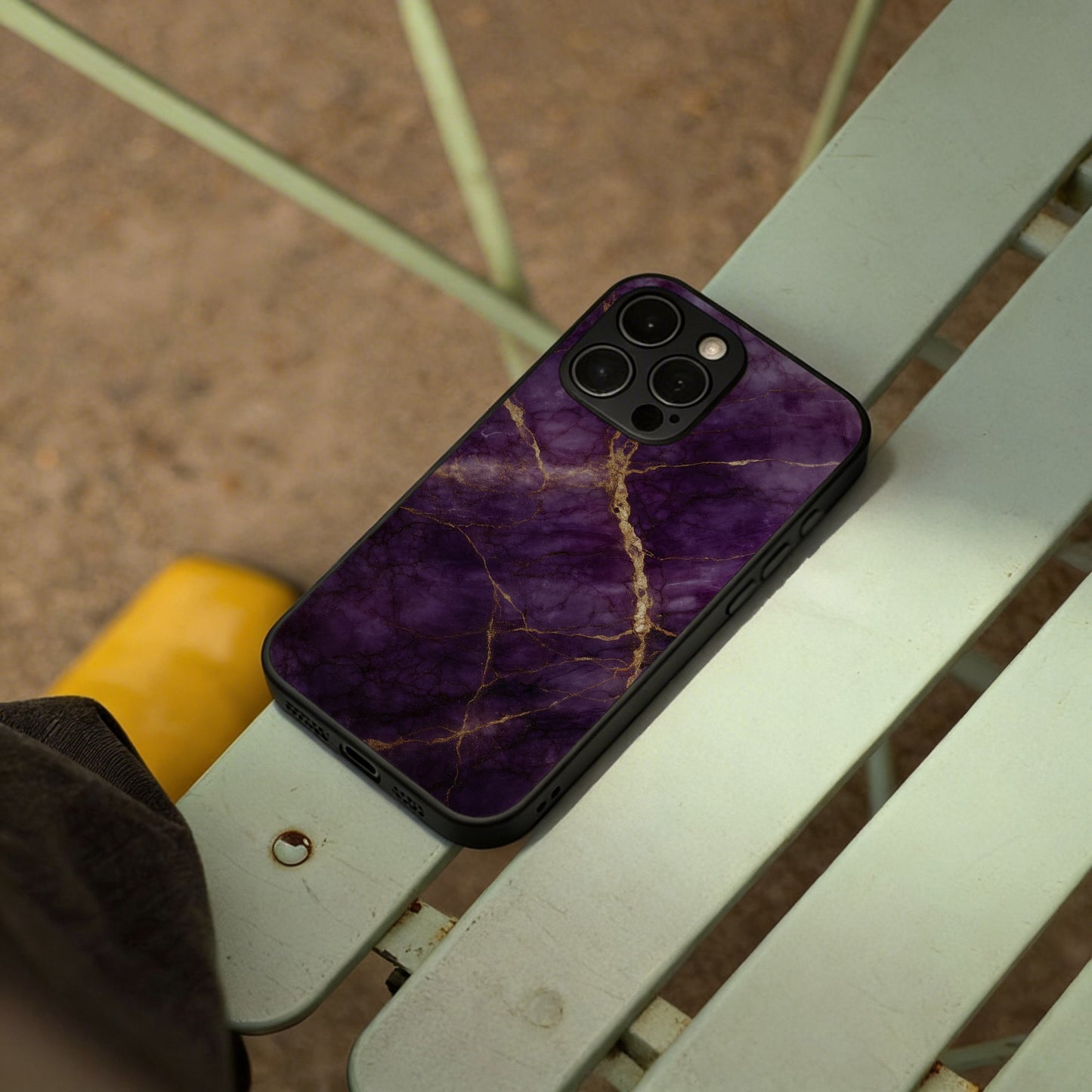 Royal Amethyst Marble - iPhone 16 Plus Case