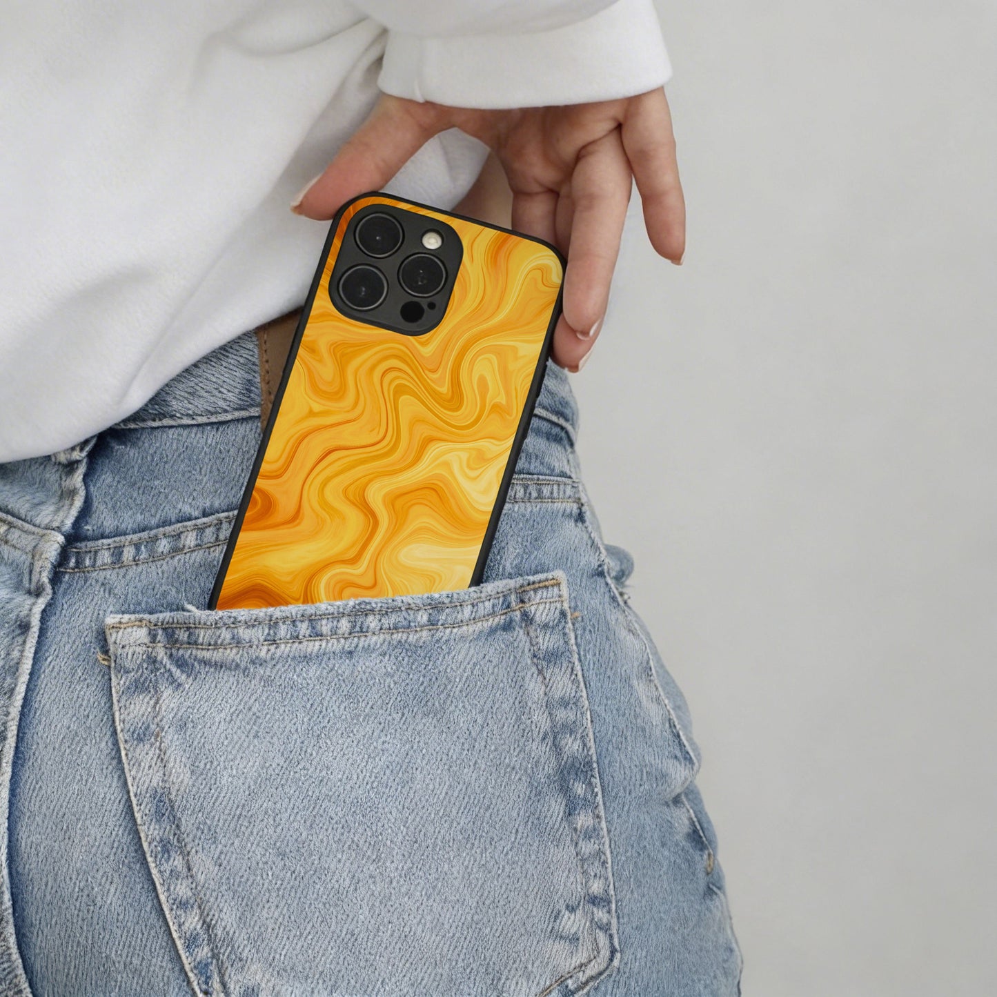 Sunflare Marble - iPhone 16 Plus Case