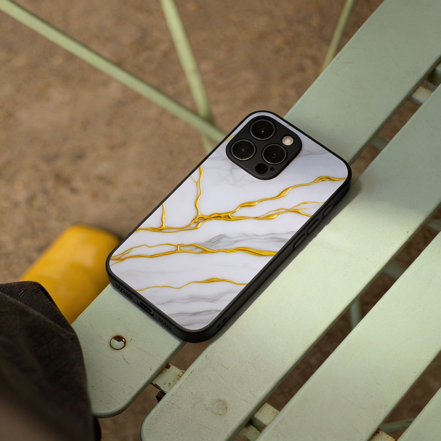 White Eclipse Marble - iPhone 16 Plus Case