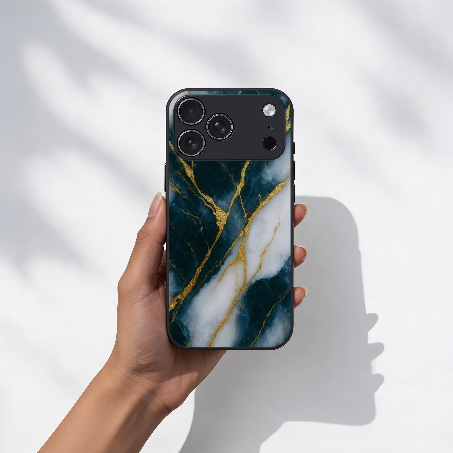 Gold Ocean Marble - iPhone 17 Pro Max Case