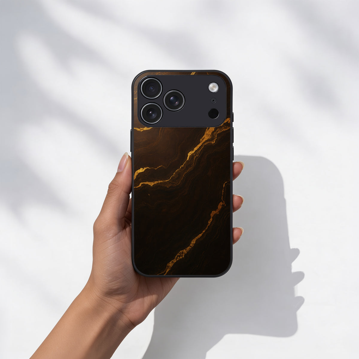 Amber Onyx Marble - iPhone 16 Plus Case