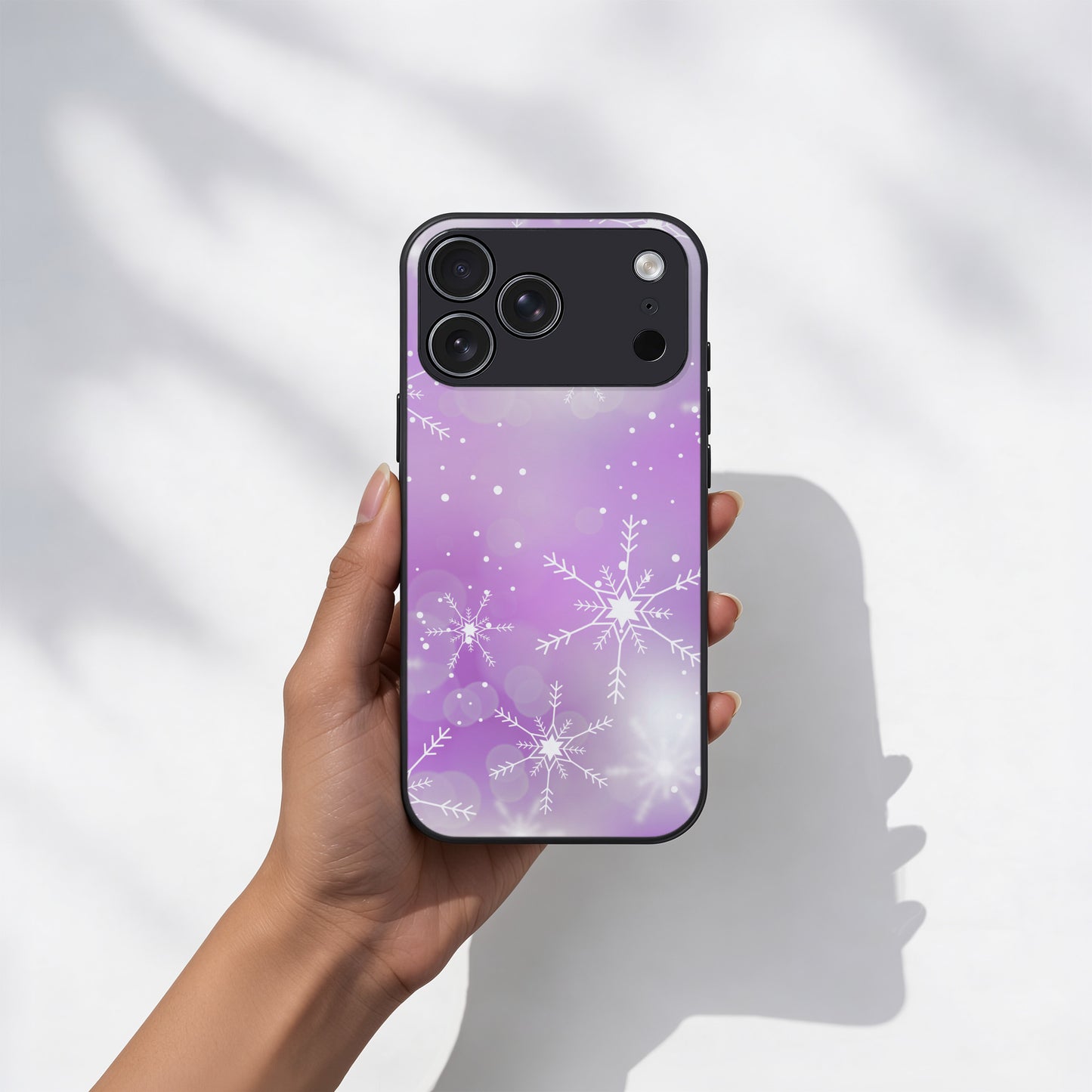 Amethyst Snowfall - iPhone 17e Case