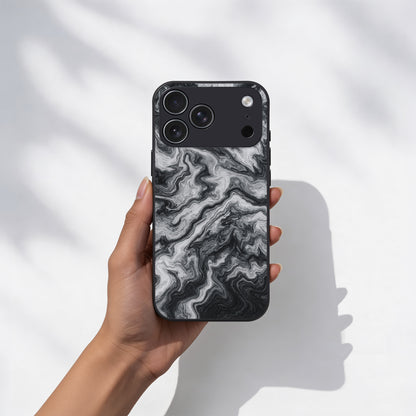Obsidian Marble - iPhone 16 Plus Case