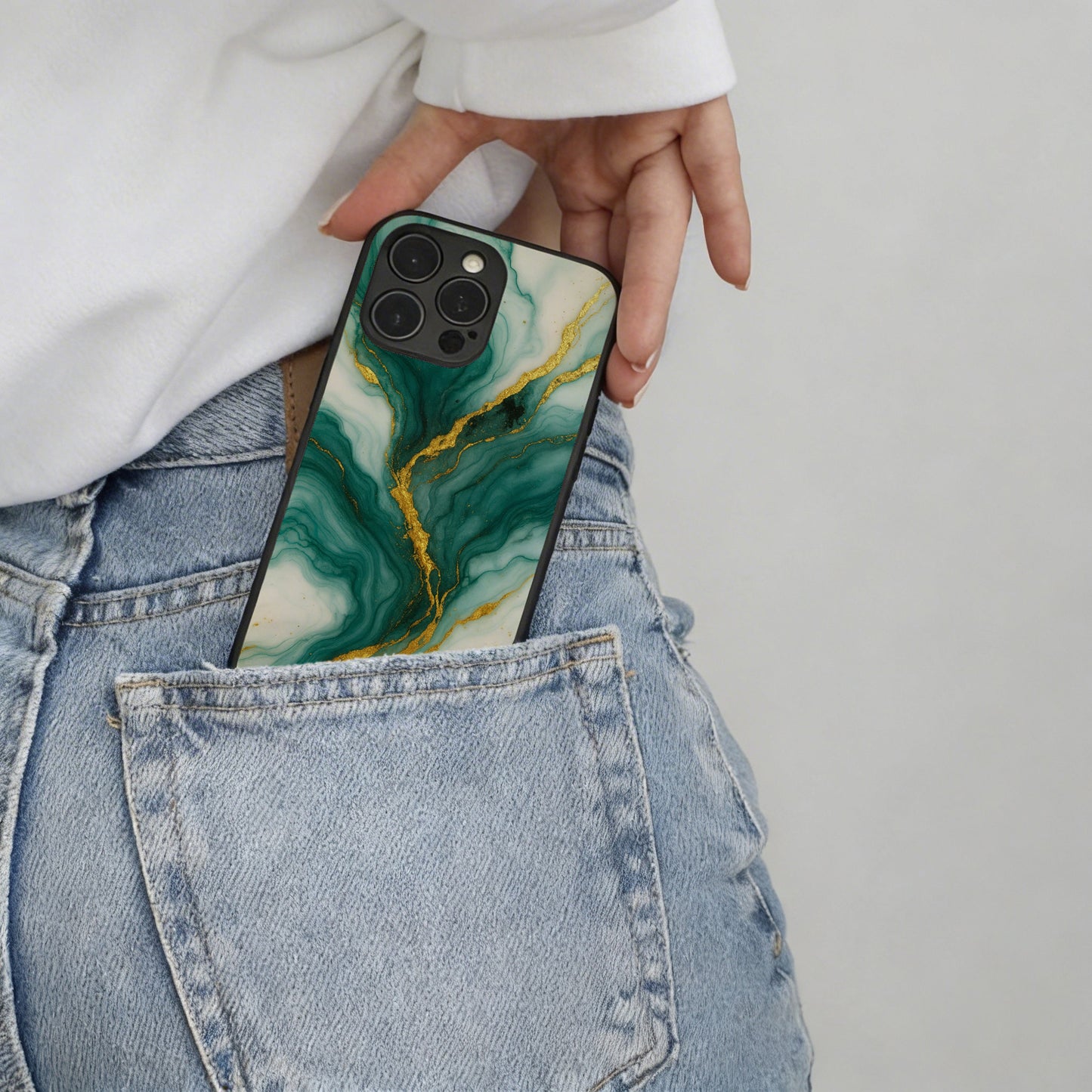 Imperial Jade Marble - Samsung Galaxy S26 Case