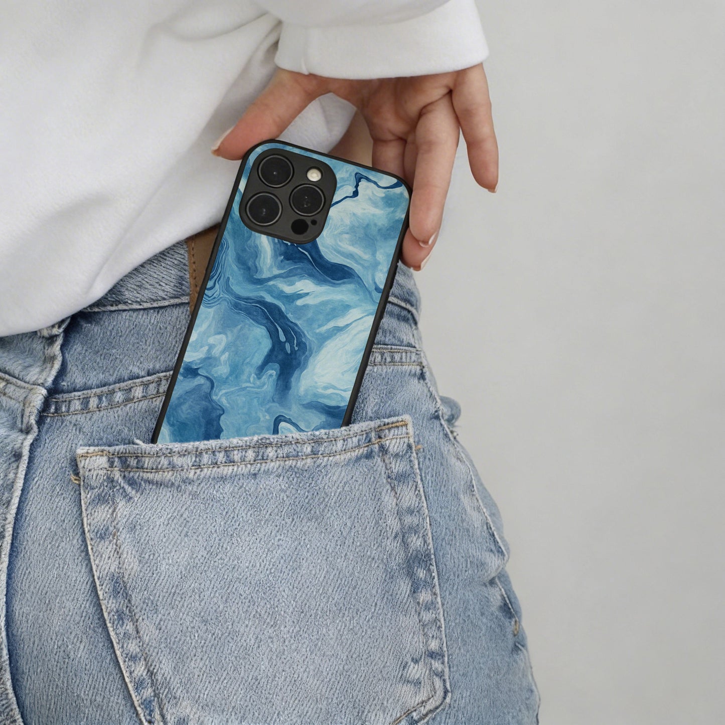Ocean Mist Marble - Samsung Galaxy S26 Plus Case
