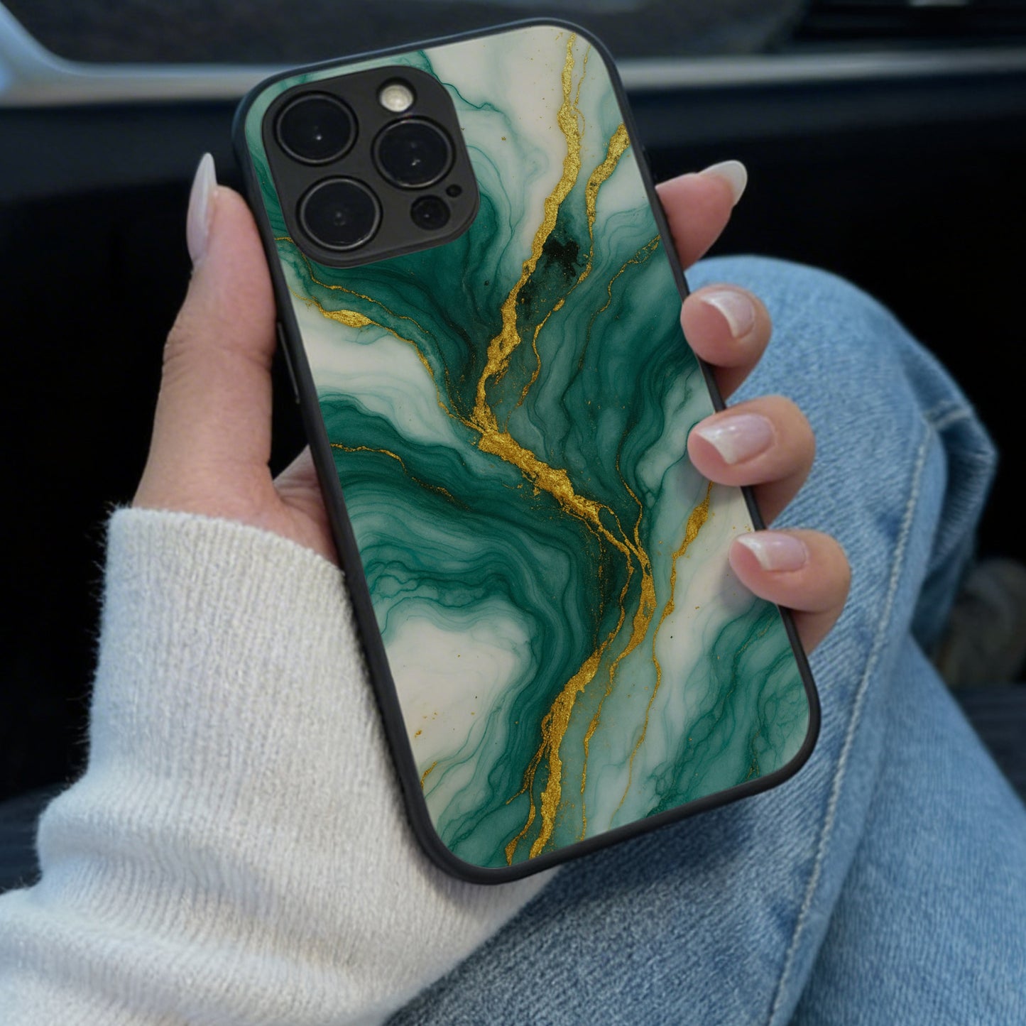 Imperial Jade Marble - Samsung Galaxy S26 Case